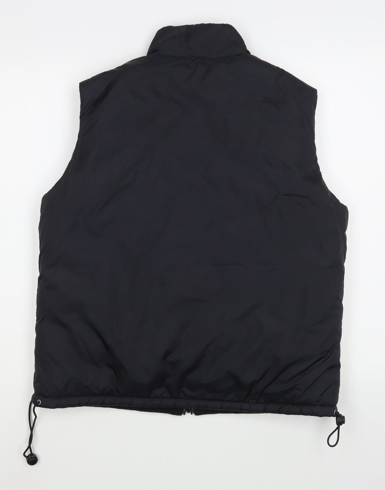 Linea Mens Black   Gilet Coat Size S  Zip