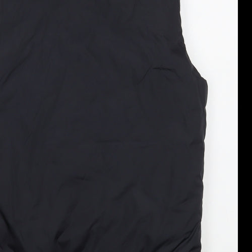 Linea Mens Black   Gilet Coat Size S  Zip