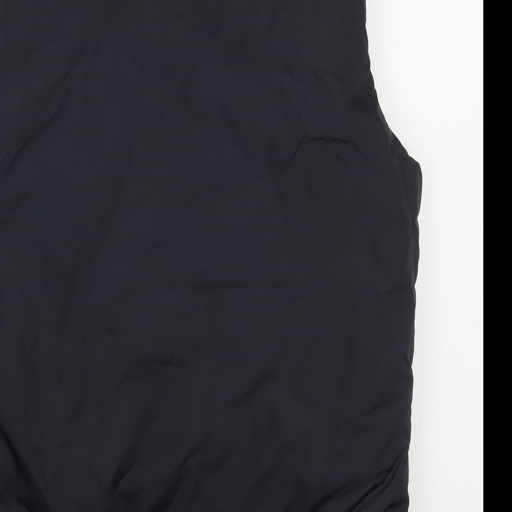 Linea Mens Black   Gilet Coat Size S  Zip