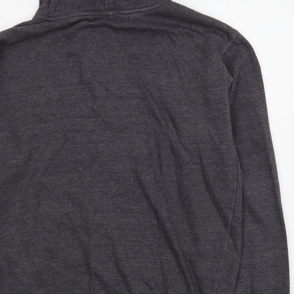 Boss Mens Grey  Cotton Full Zip Hoodie Size XL