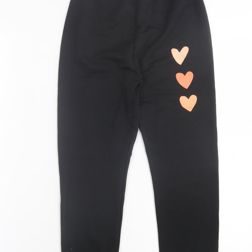SheIn Girls Black  Polyester Jogger Trousers Size 9 Months  Regular