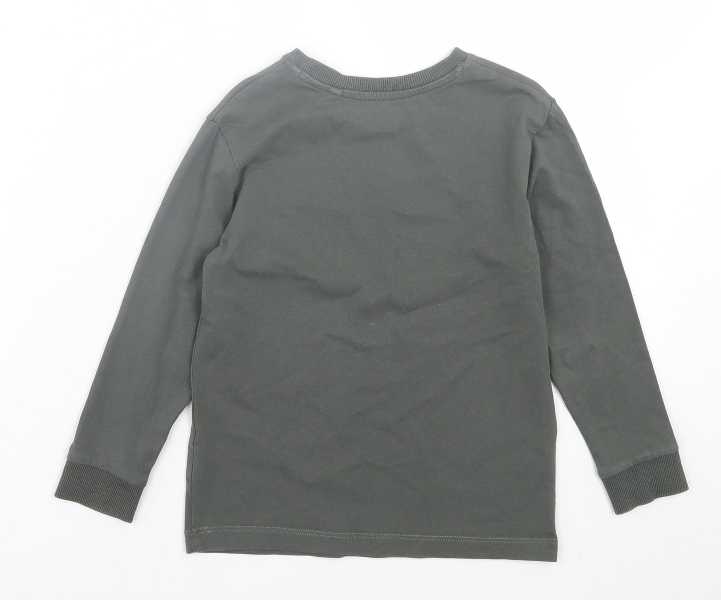 NEXT Boys Green Camouflage Cotton Basic Casual Size 5 Years Crew Neck Pullover