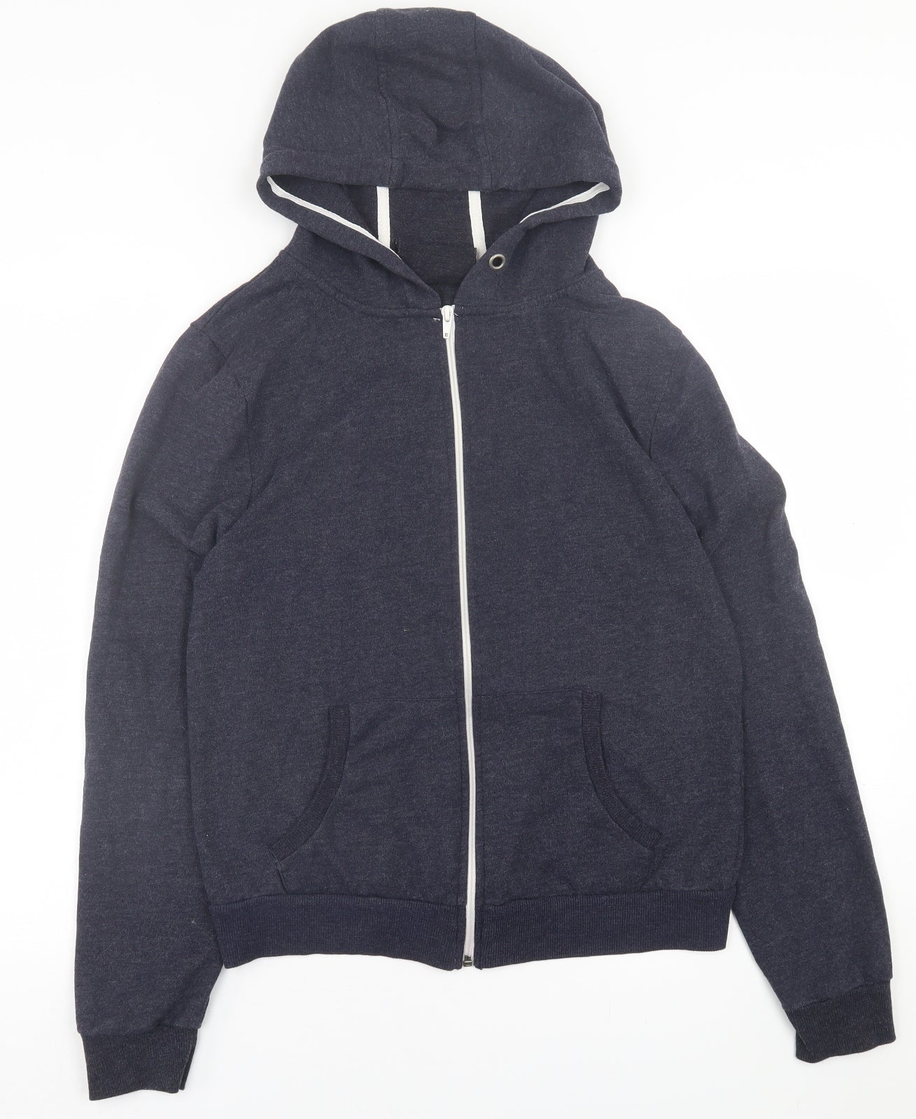 Atmosphere Womens Blue  Cotton Full Zip Hoodie Size 16  Zip
