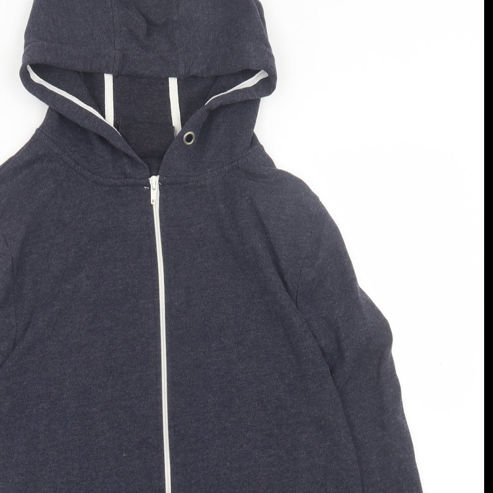 Atmosphere Womens Blue  Cotton Full Zip Hoodie Size 16  Zip