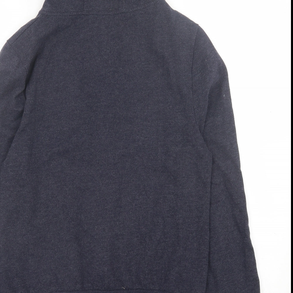 Atmosphere Womens Blue  Cotton Full Zip Hoodie Size 16  Zip