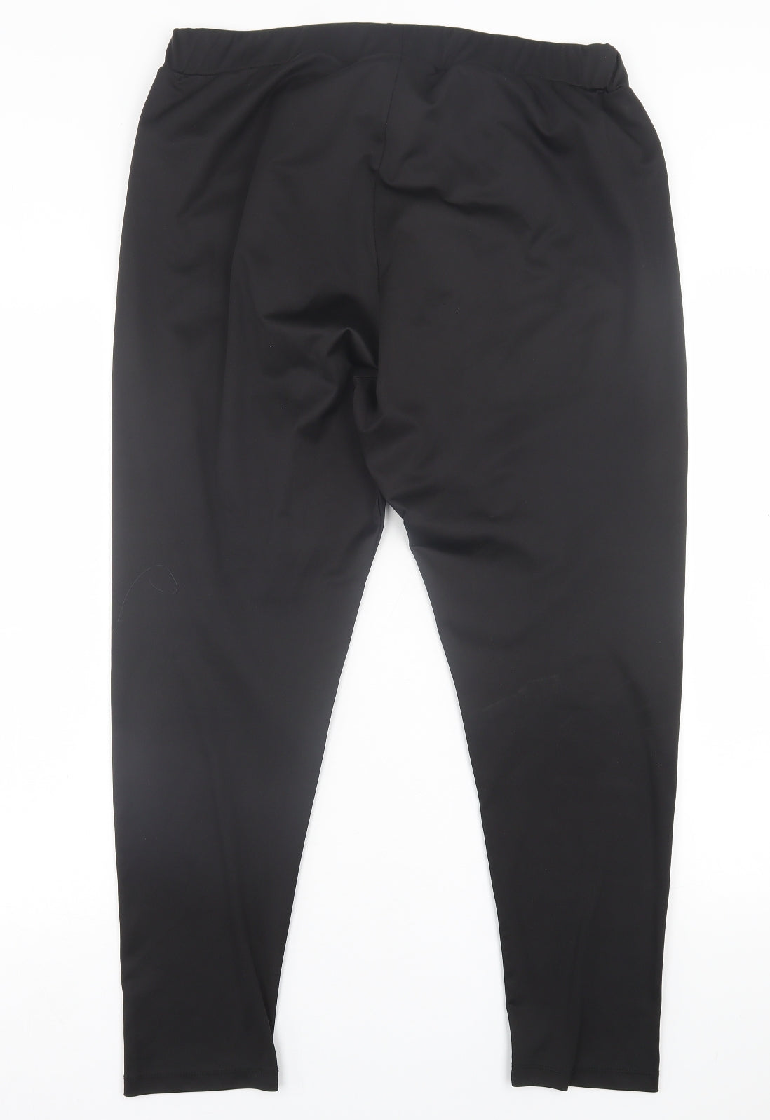 Boohoo Womens Black  Polyester Capri Leggings Size 22 L28 in