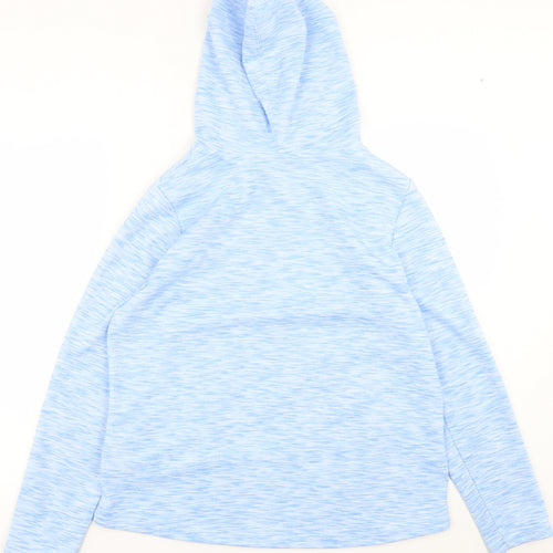 Dunnes Stores Womens Blue  Polyester Full Zip Hoodie Size M  Zip