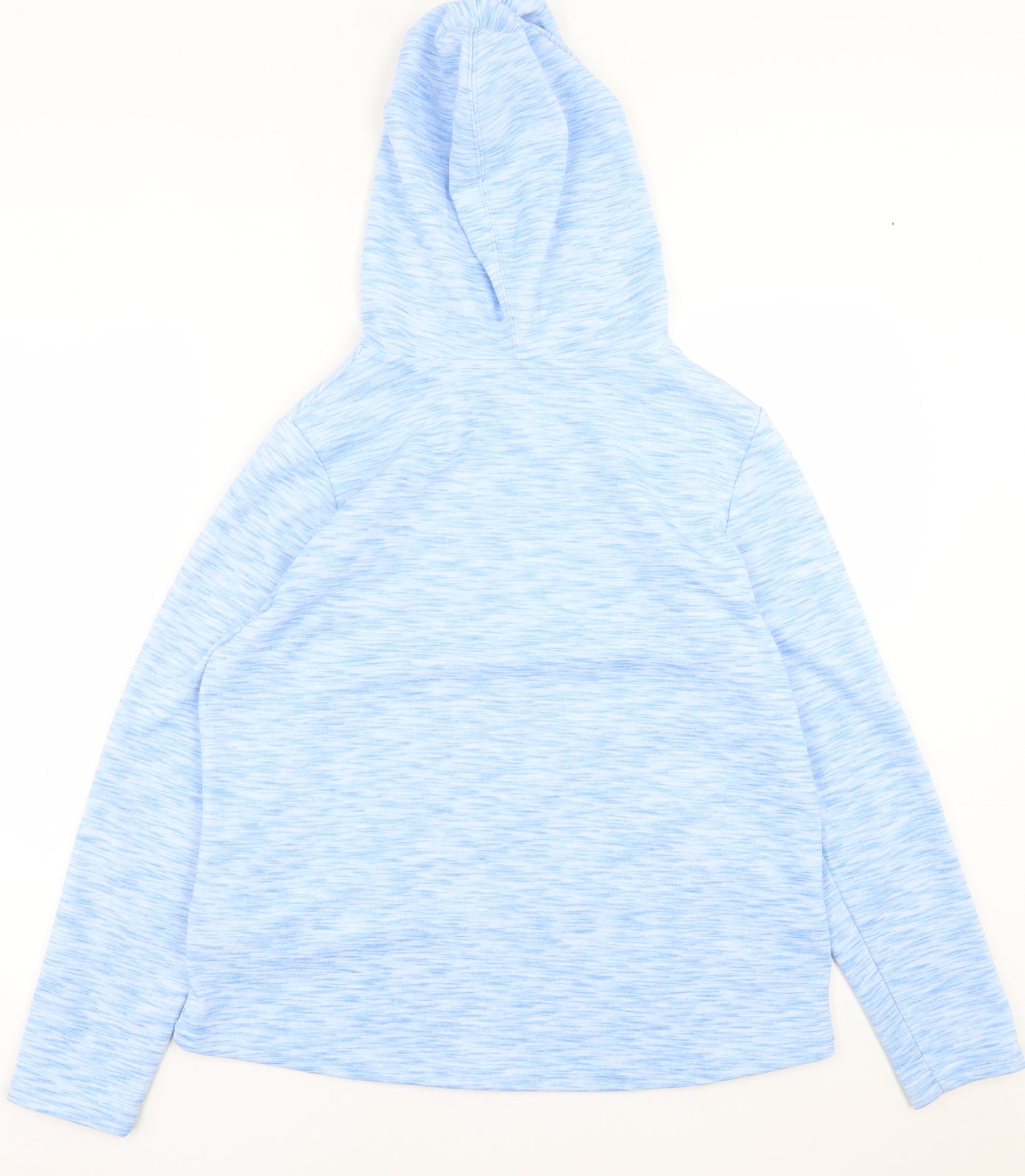 Dunnes Stores Womens Blue  Polyester Full Zip Hoodie Size M  Zip