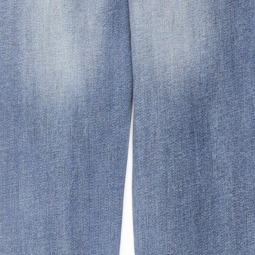 Pieces Womens Blue  Cotton Skinny Jeans Size S L31 in Regular Button