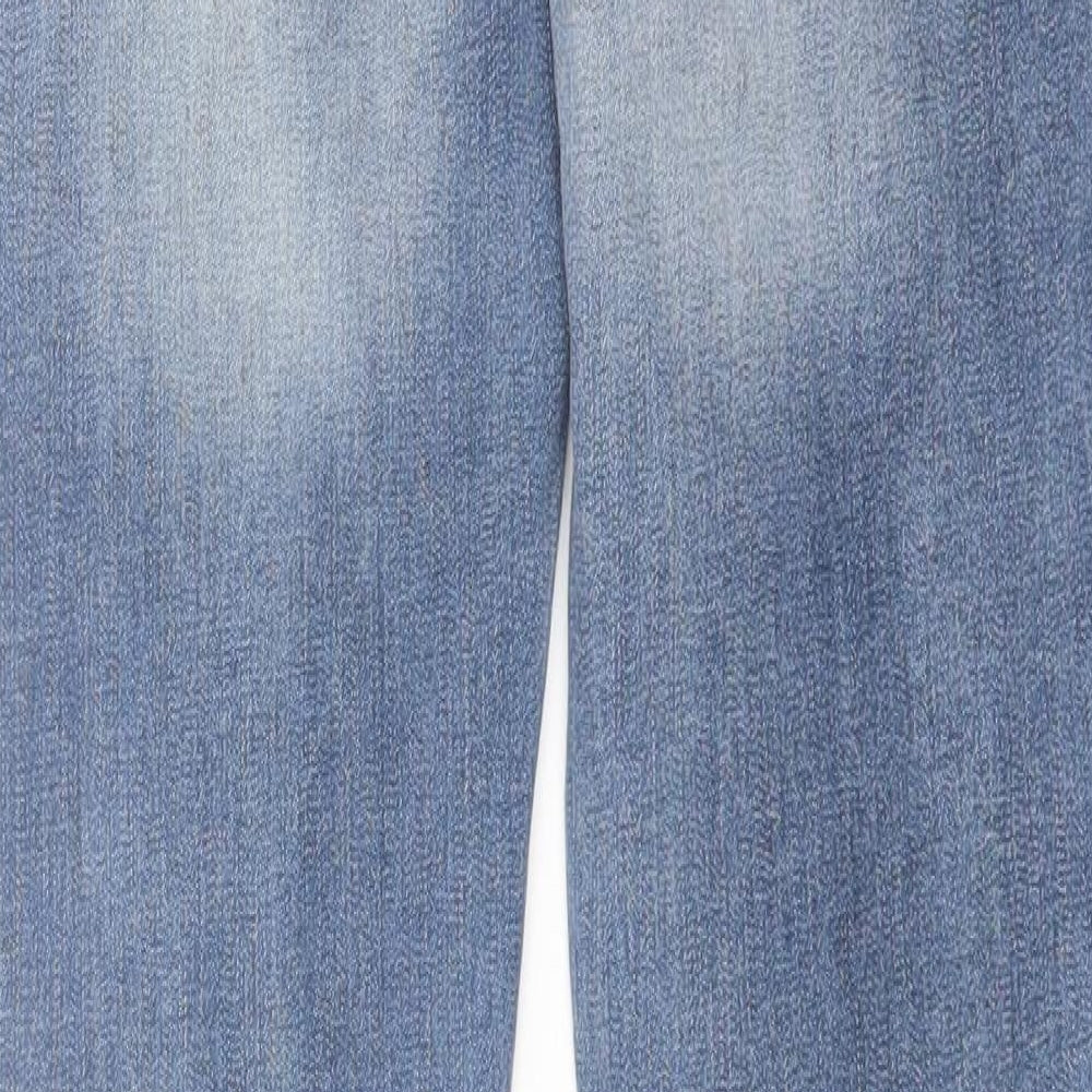 Pieces Womens Blue  Cotton Skinny Jeans Size S L31 in Regular Button