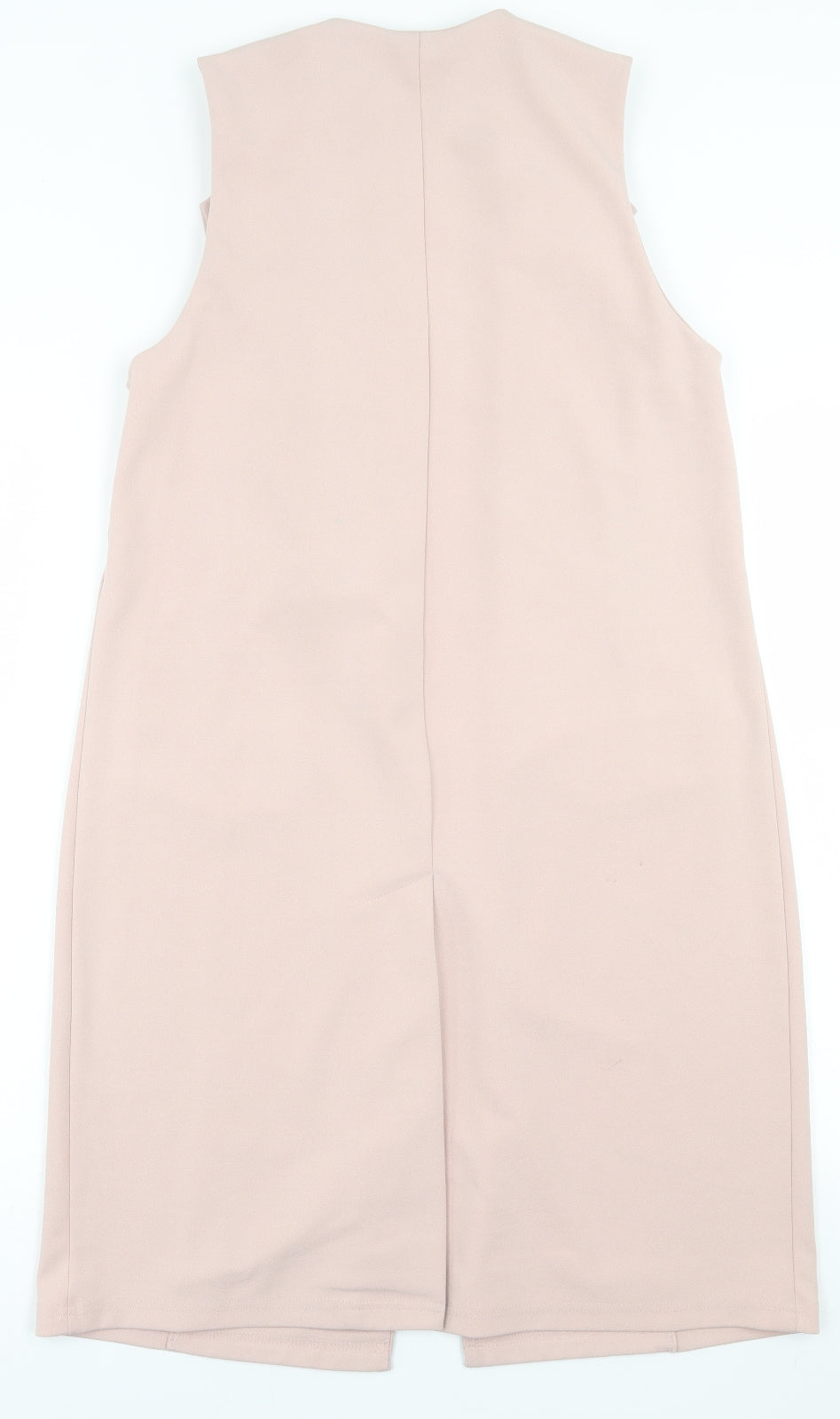 New Look Womens Pink  Polyester Kimono Tank Size 12 V-Neck