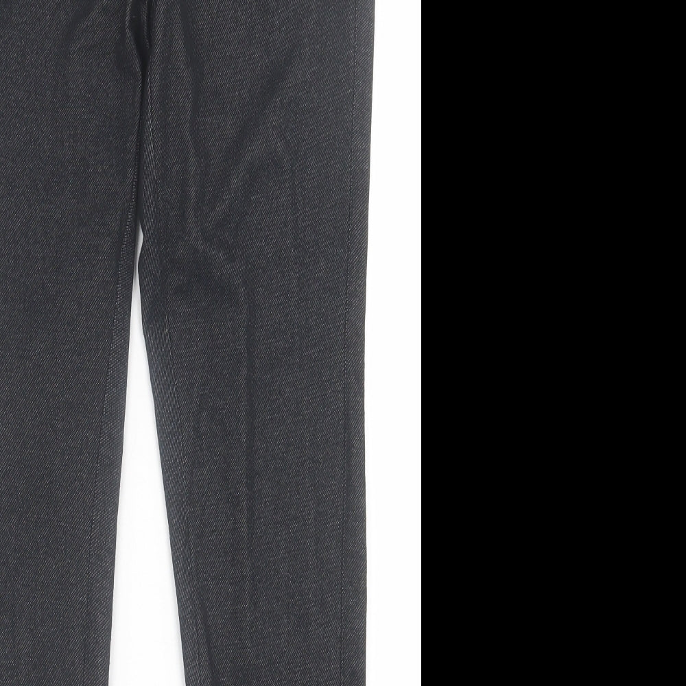 ESMARA Womens Black  Cotton Capri Leggings Size S L28 in