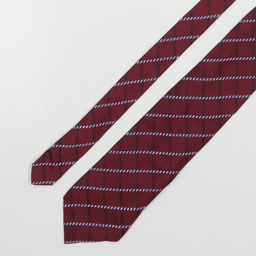 Woodstock Mens Multicoloured Striped Silk Pointed Tie One Size