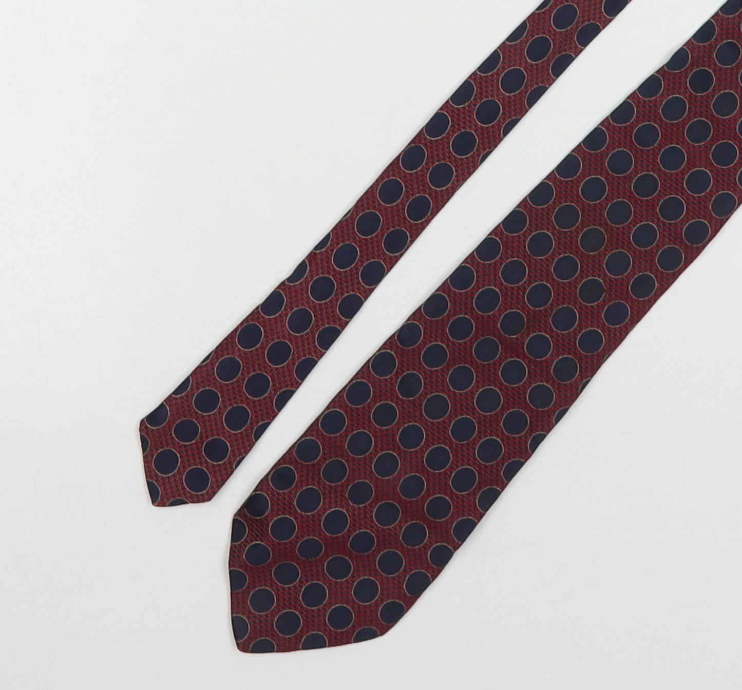 Savoy Taylors Guild Mens Multicoloured Polka Dot Silk Pointed Tie One Size
