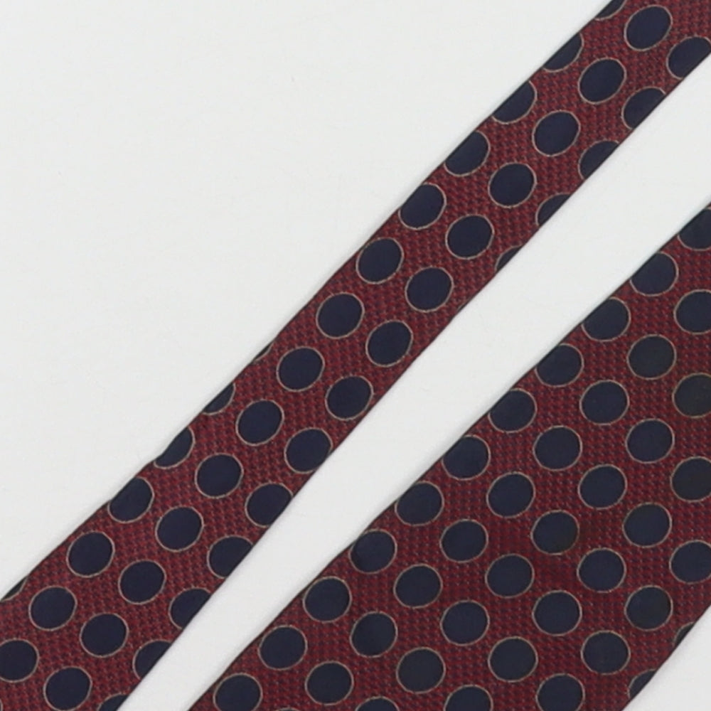 Savoy Taylors Guild Mens Multicoloured Polka Dot Silk Pointed Tie One Size