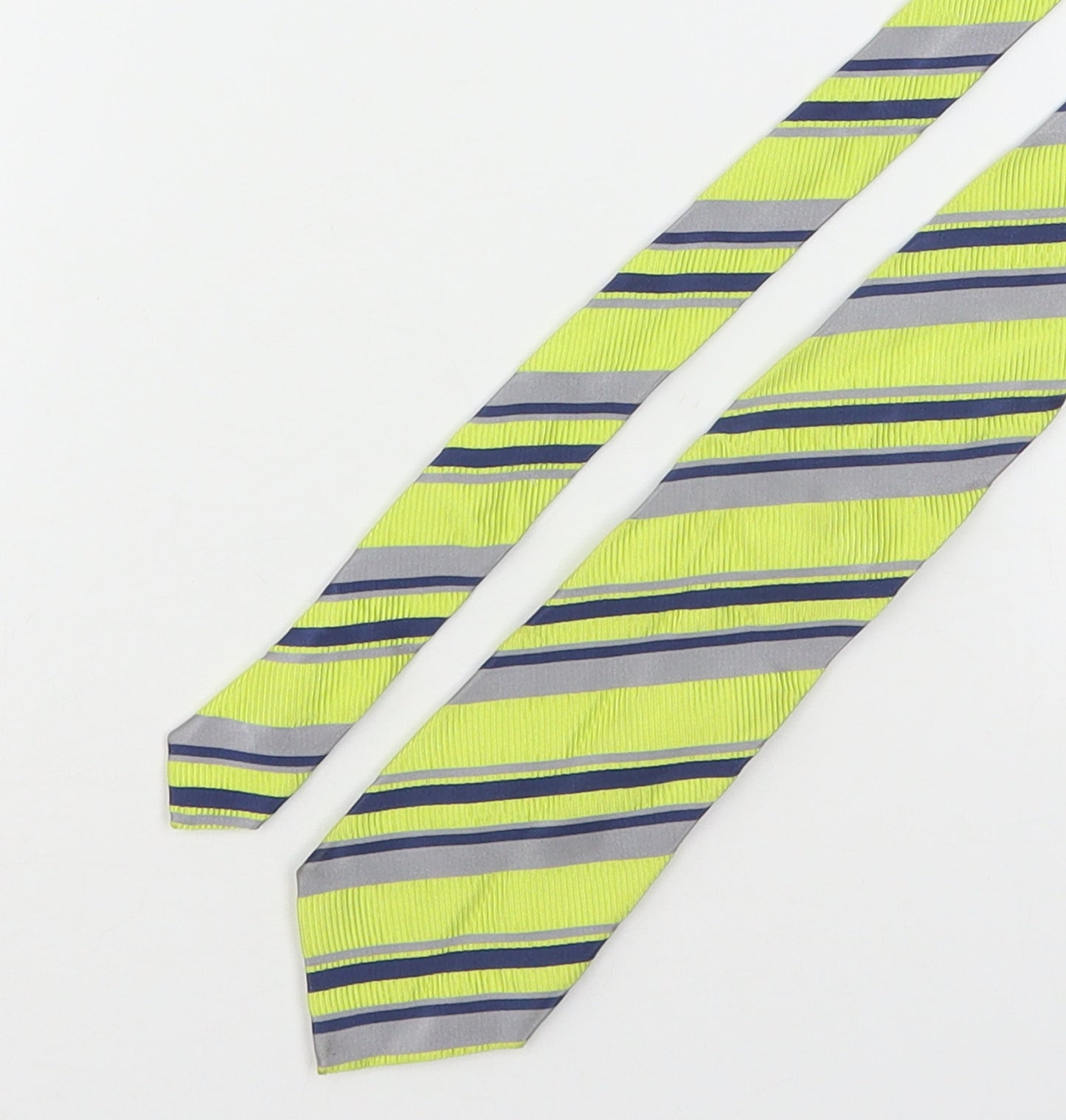 Van Laack Mens Multicoloured Striped Silk Pointed Tie One Size