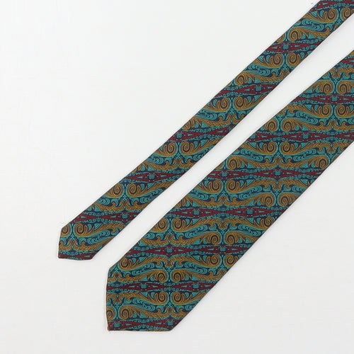 Michelsons Mens Multicoloured Paisley Polyester Pointed Tie One Size