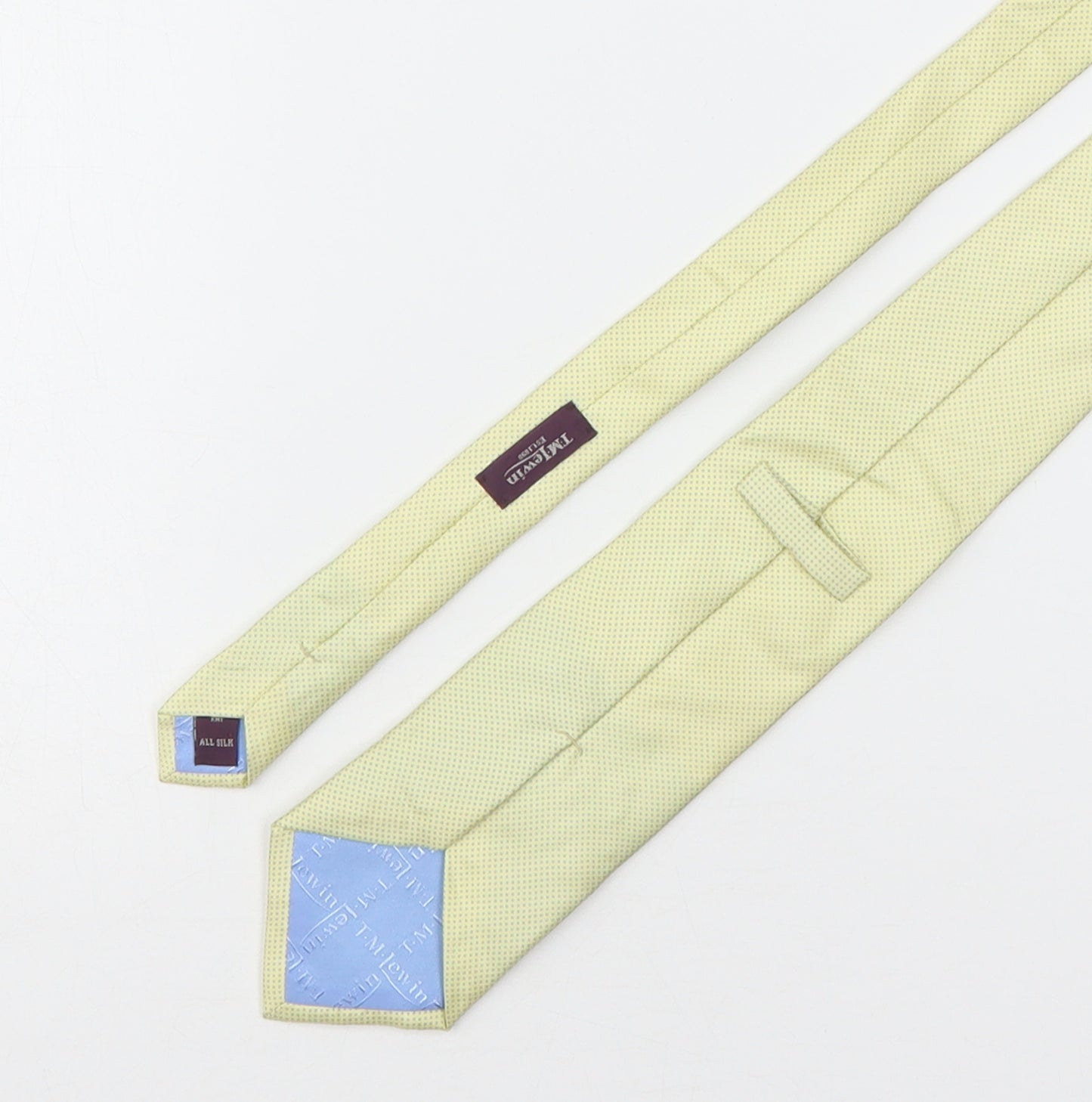 T.M.Lewin Mens Multicoloured Polka Dot Silk Pointed Tie One Size