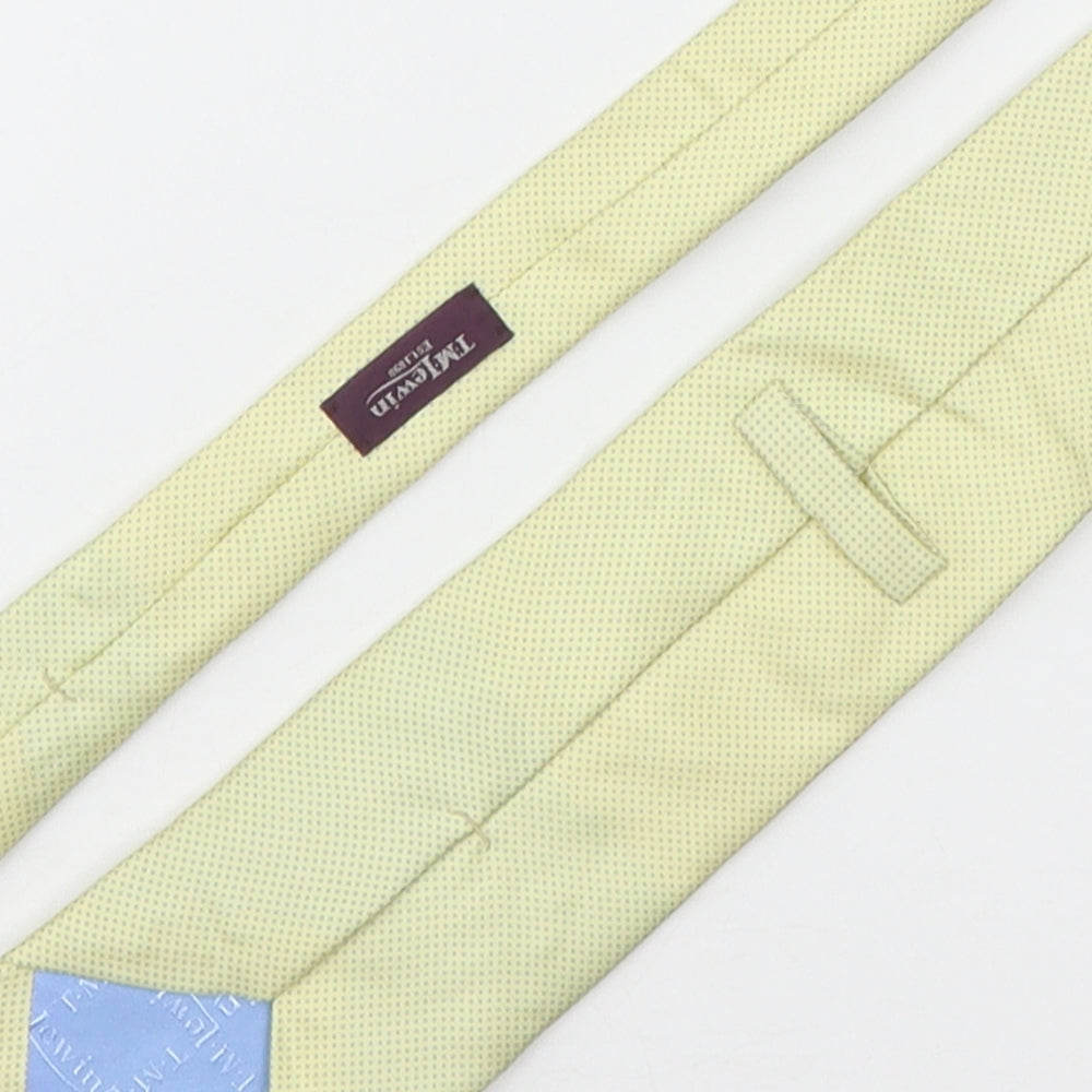 T.M.Lewin Mens Multicoloured Polka Dot Silk Pointed Tie One Size