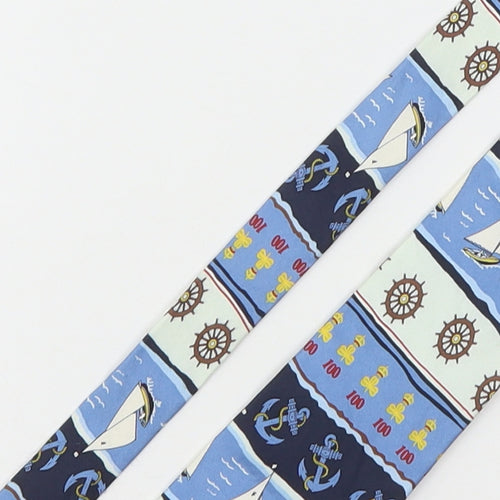 Toye,Kenning & Spencer Mens Multicoloured Geometric Silk Pointed Tie One Size - Sailor