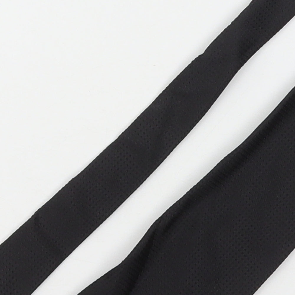 Ciro Citterio Mens Black Grenadine Silk Pointed Tie One Size