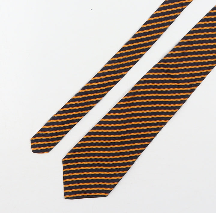 Principles Mens Multicoloured Striped Silk Pointed Tie One Size