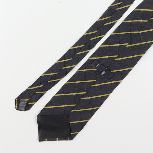Marks and Spencer Mens Multicoloured Striped Silk Pointed Tie One Size