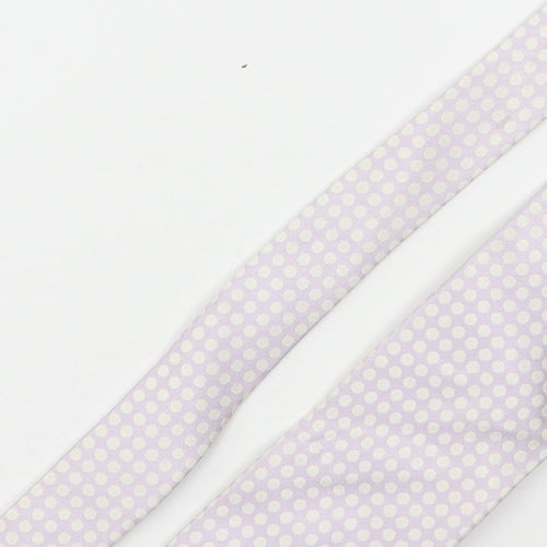 Stvdio Mens Pink Polka Dot Silk Pointed Tie One Size