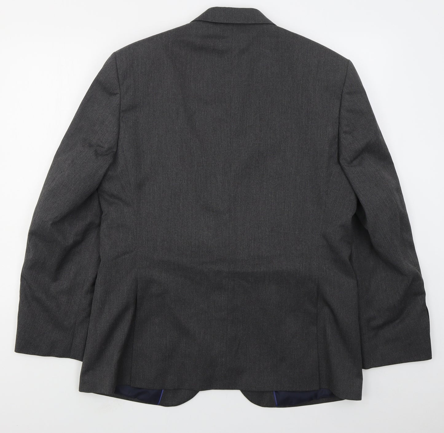 Marks and Spencer Mens Grey  Polyester Jacket Suit Jacket Size 42
