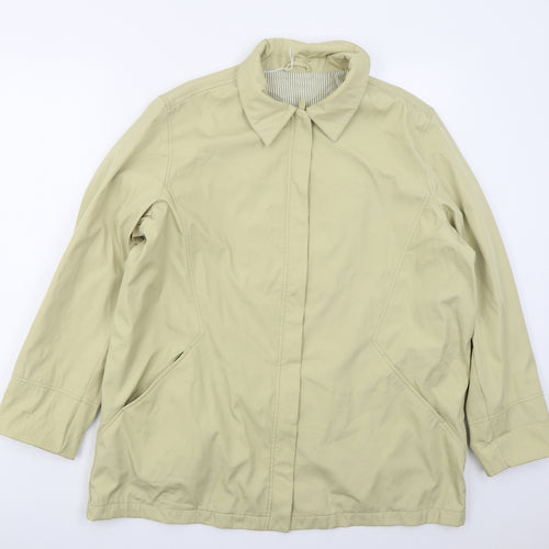 Preworn Womens Beige   Jacket  Size 16  Zip