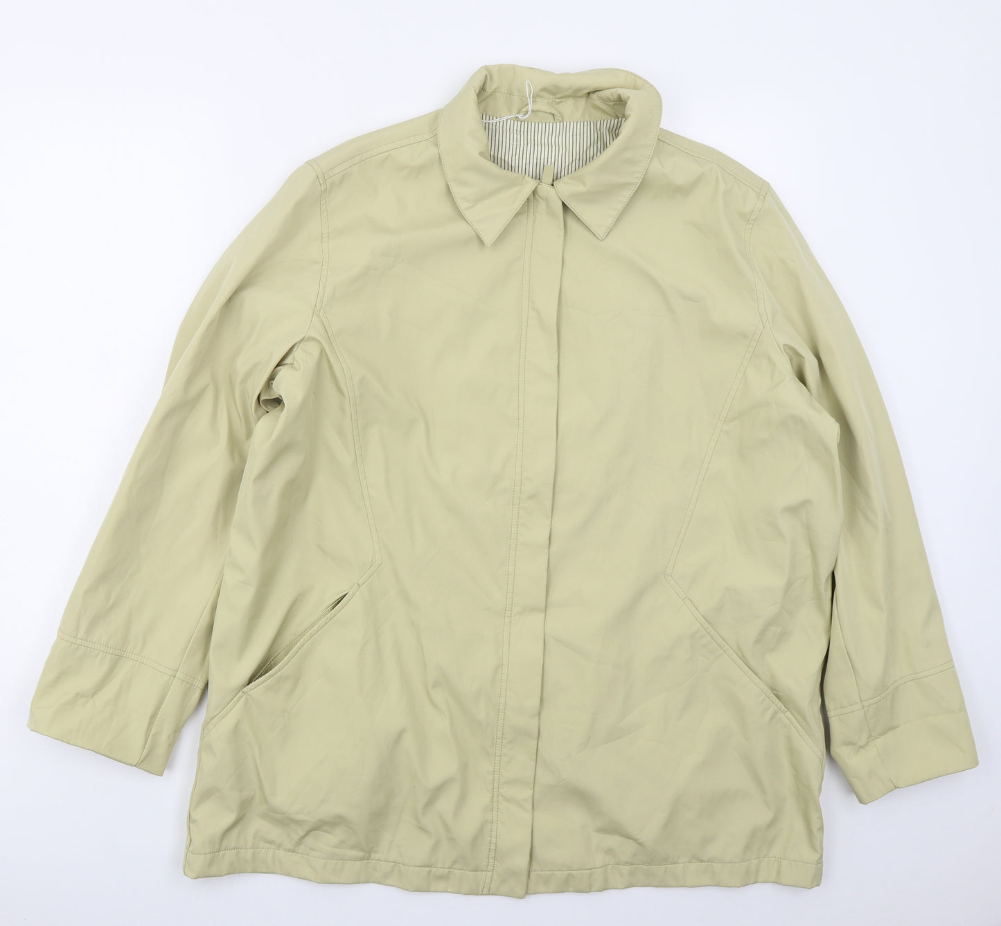 Preworn Womens Beige   Jacket  Size 16  Zip