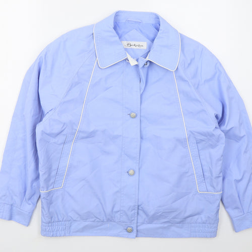 Berkertex Womens Blue   Jacket  Size 10  Zip