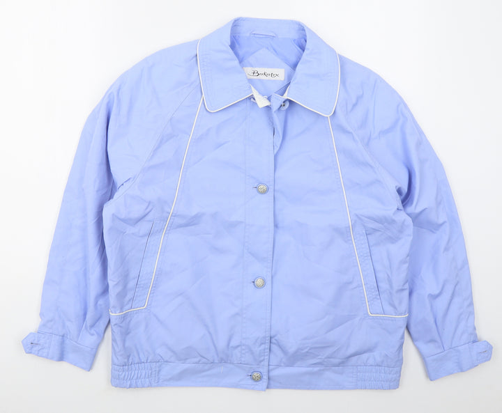 Berkertex Womens Blue   Jacket  Size 10  Zip