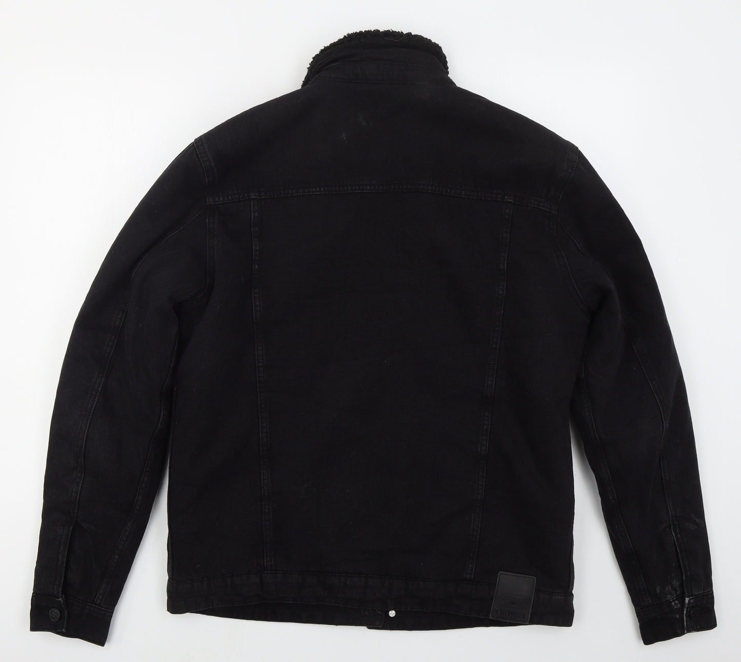 ONLY & SONS Mens Black   Jacket  Size L  Button