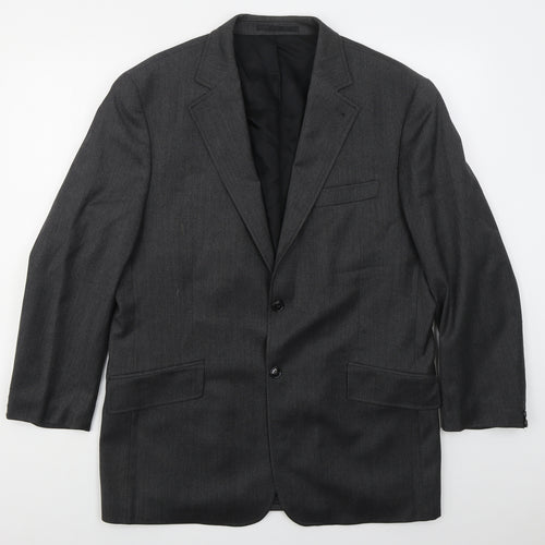 NEXT Mens Grey  Wool Jacket Suit Jacket Size 42