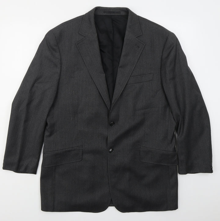 NEXT Mens Grey Wool Jacket Suit Jacket Size 42