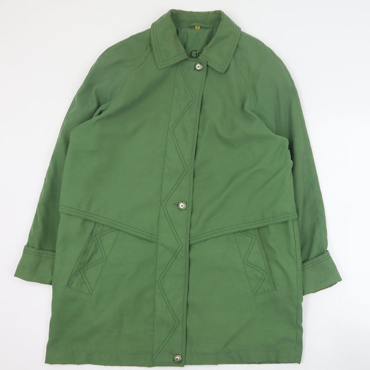 Gold by Telemac Womens Green   Pea Coat Blazer Size M  Zip