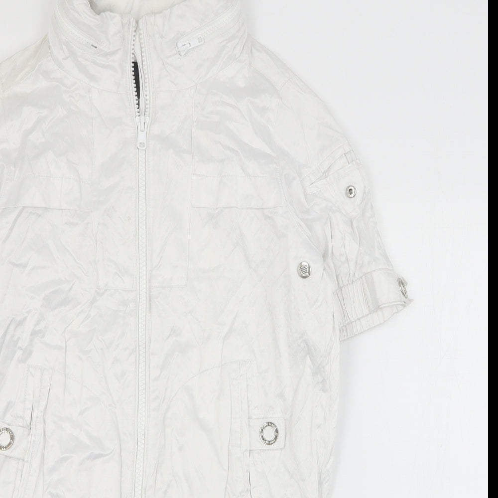 Pepe Jeans Womens White   Jacket  Size XS  Zip