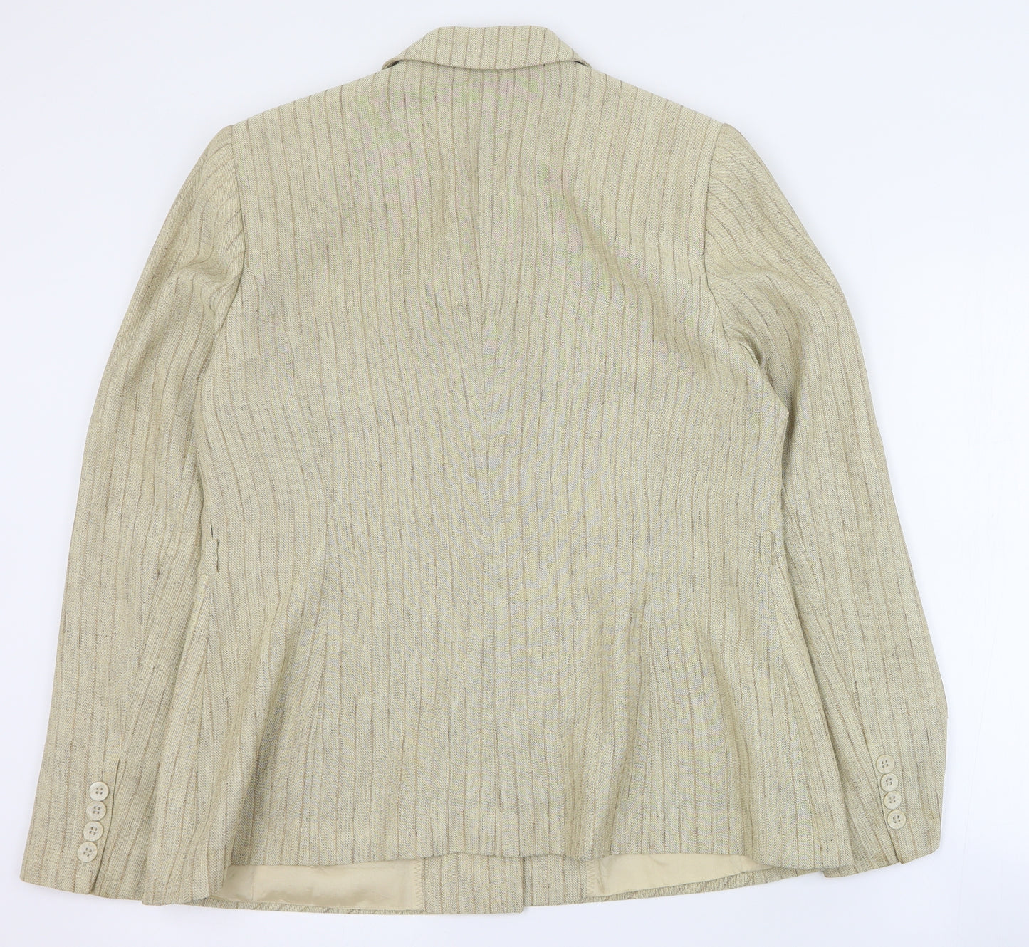 Wish Womens Beige   Jacket Blazer Size 16  Button