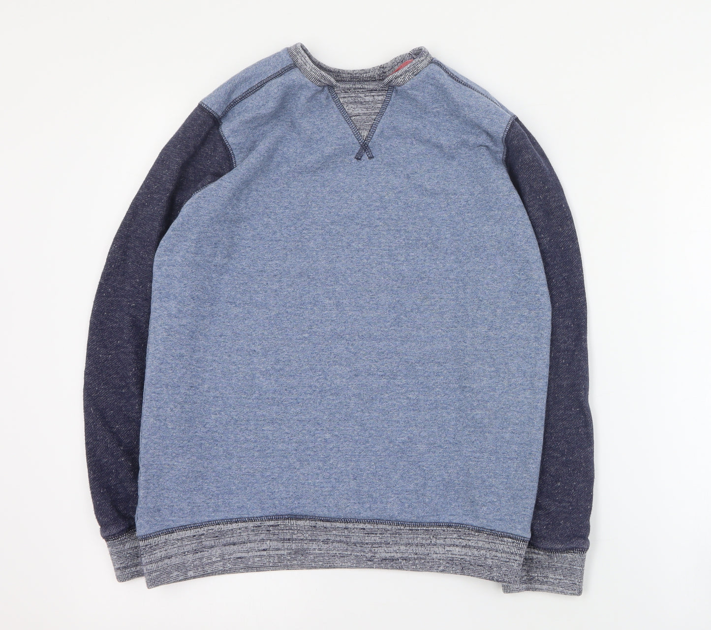 Marks and Spencer Boys Blue  Cotton Pullover Sweatshirt Size 11-12 Years  Pullover