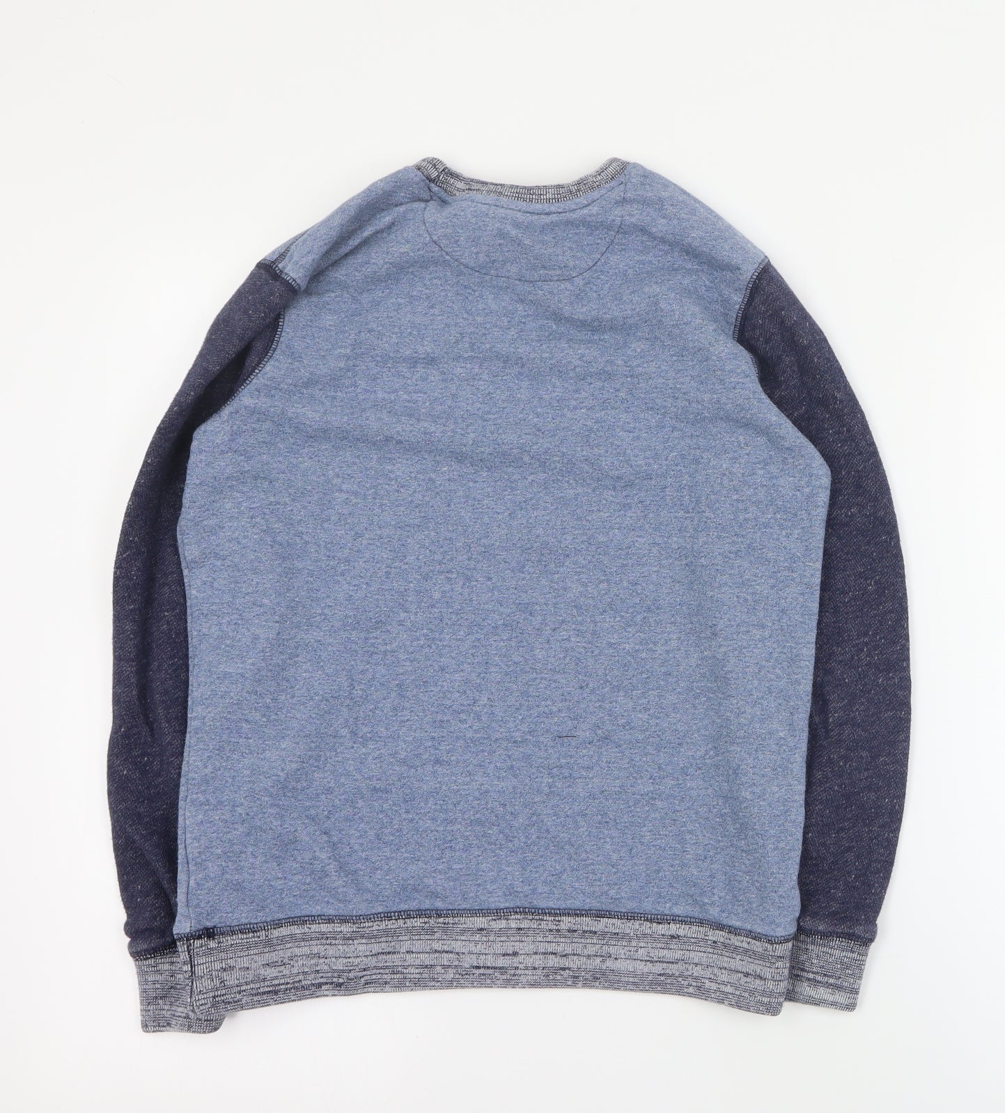 Marks and Spencer Boys Blue  Cotton Pullover Sweatshirt Size 11-12 Years  Pullover