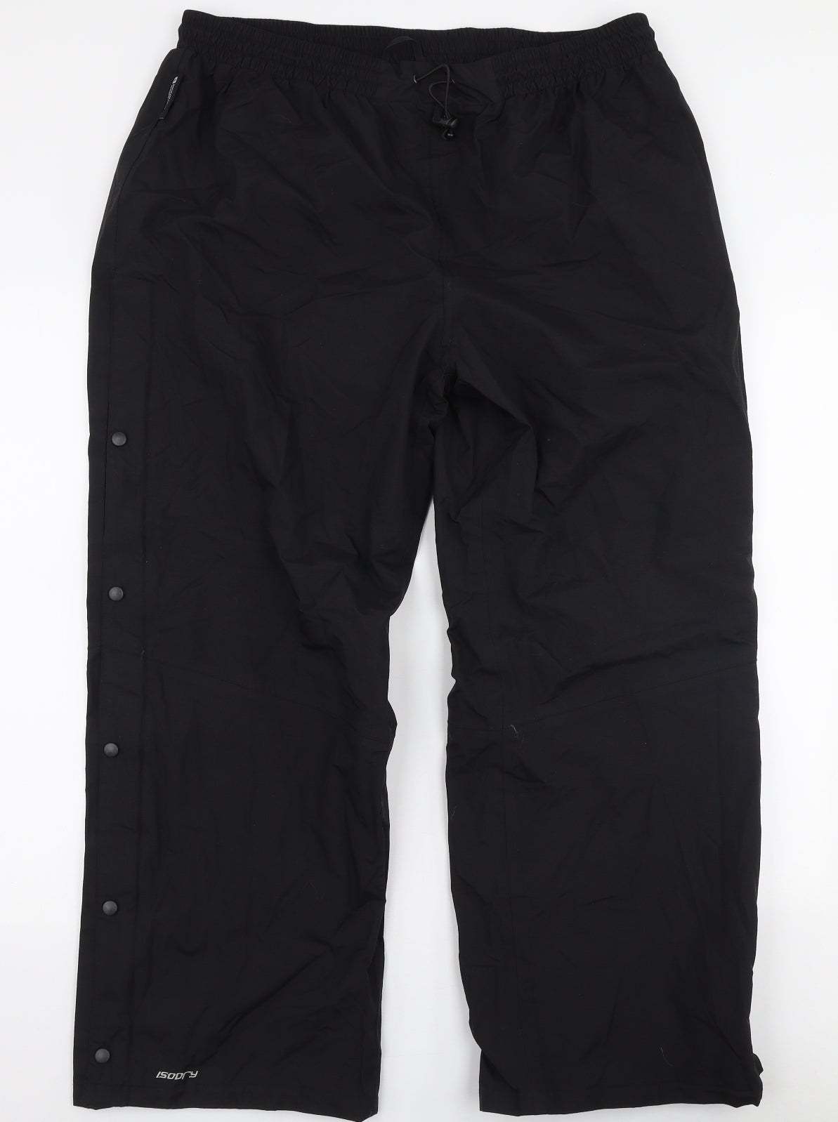 Mountain Warehouse Womens Black  Nylon Trousers  Size 18 L28 in Regular Drawstring