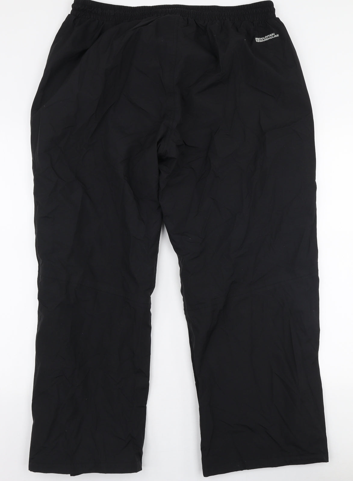 Mountain Warehouse Womens Black  Nylon Trousers  Size 18 L28 in Regular Drawstring