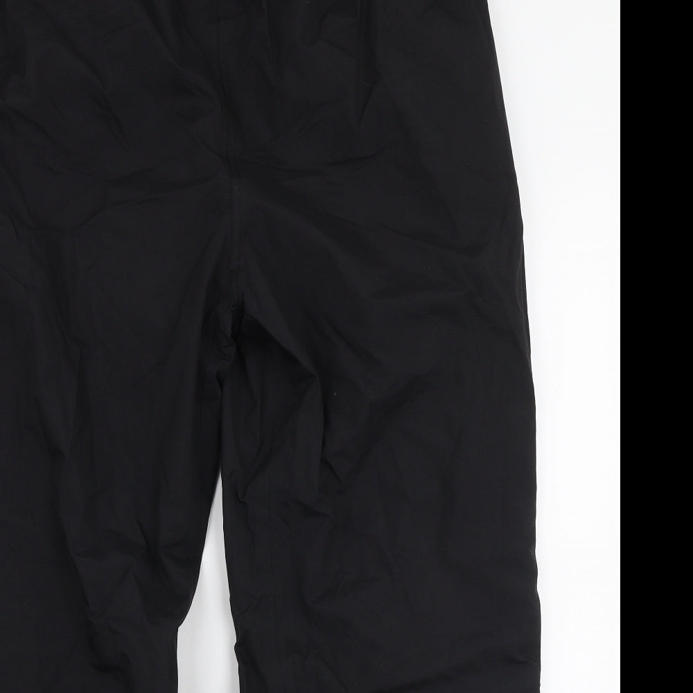 Mountain Warehouse Womens Black  Nylon Trousers  Size 18 L28 in Regular Drawstring