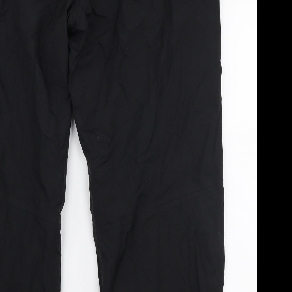 Mountain Warehouse Womens Black  Nylon Trousers  Size 18 L28 in Regular Drawstring