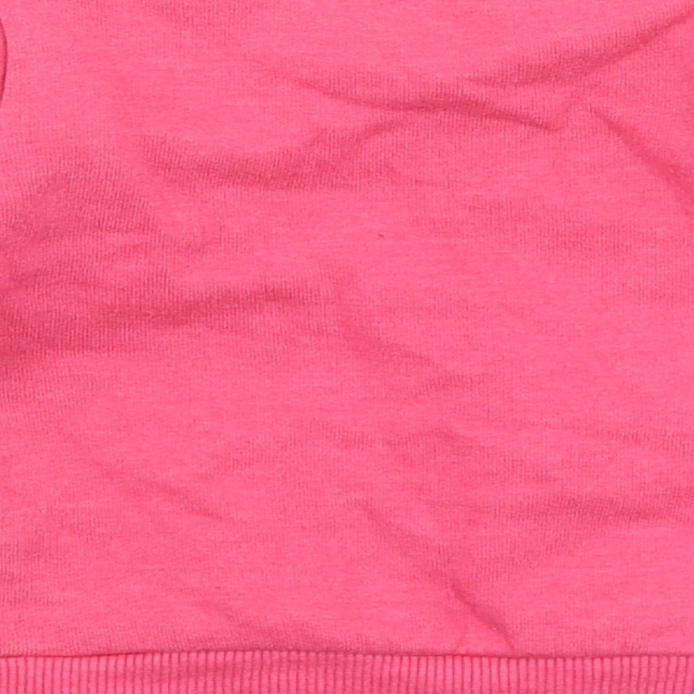 Primark Girls Pink  Cotton Pullover T-Shirt Size 6-9 Months Round Neck Snap - Peppa pig