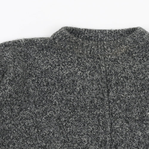 Atmosphere Womens Grey High Neck  Acrylic Pullover Jumper Size 8