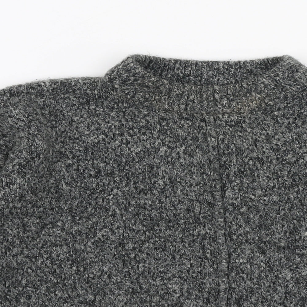 Atmosphere Womens Grey High Neck  Acrylic Pullover Jumper Size 8
