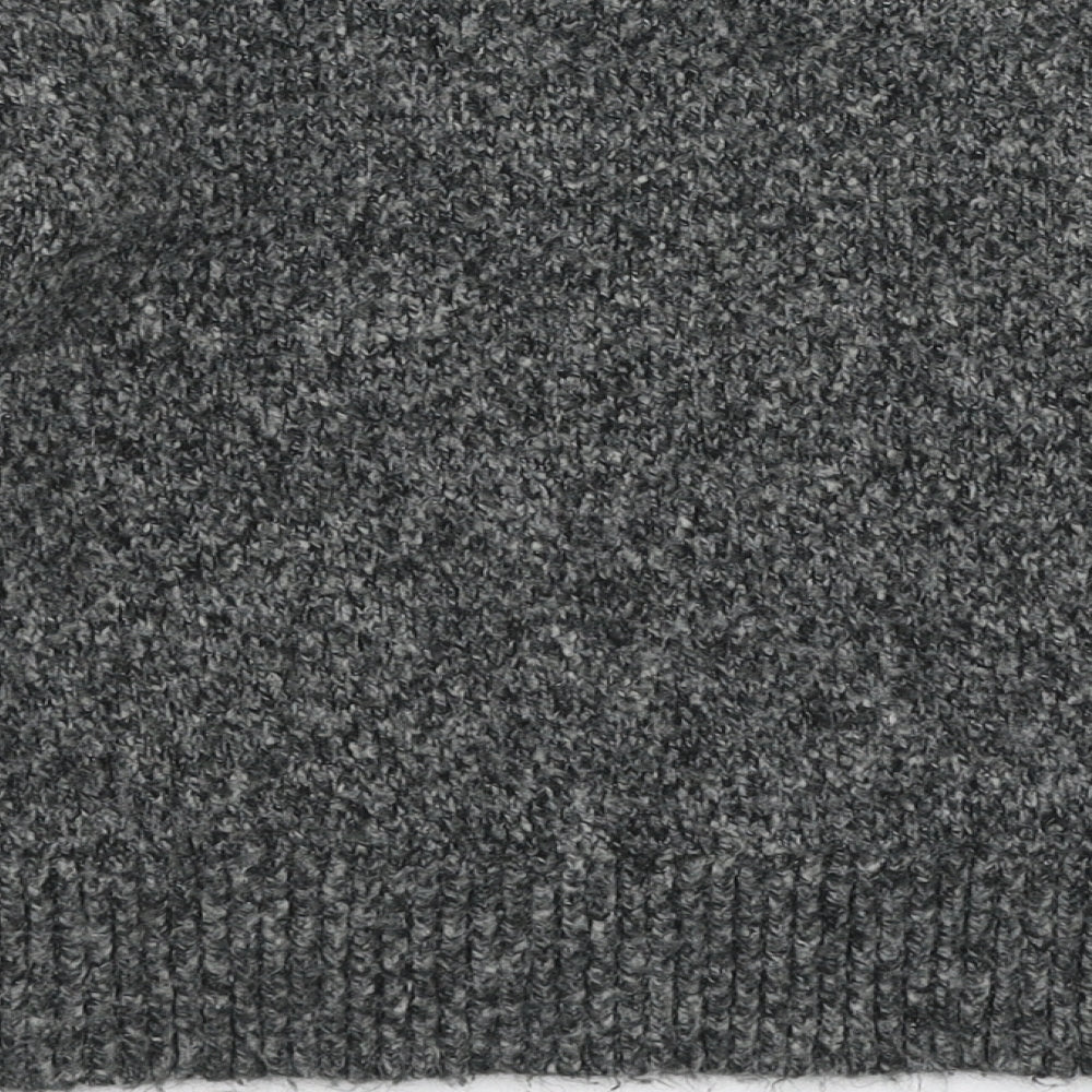 Atmosphere Womens Grey High Neck  Acrylic Pullover Jumper Size 8