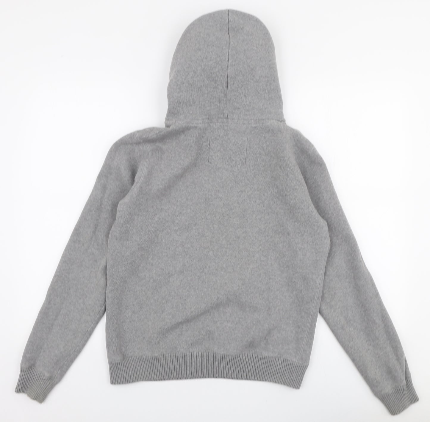 Jack Wills Womens Grey  Cotton Pullover Hoodie Size 10  Pullover